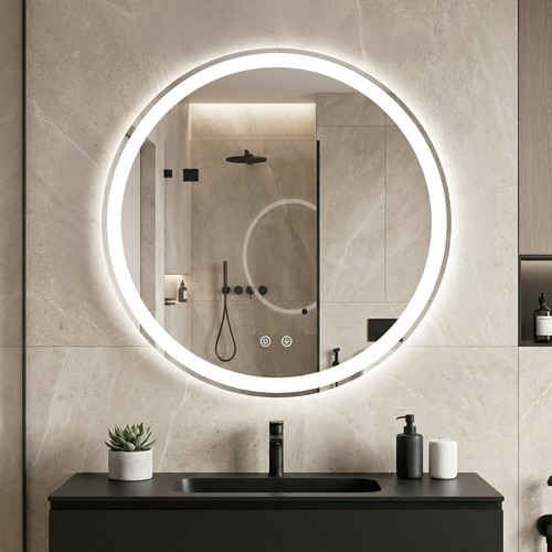 Round led bathroom - round,
