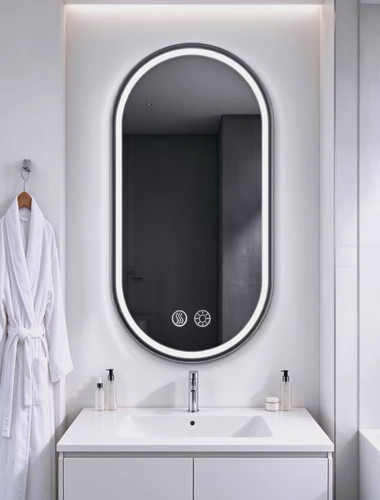 Led lighted fogless oval wall - led,