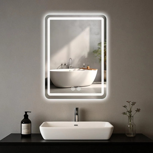 Led lighted bathroom - led,